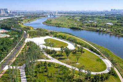 灃河濕地公園 當(dāng)設(shè)計(jì)師把市政項(xiàng)目炫成旅游景點(diǎn)